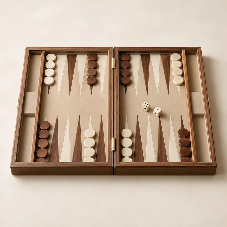 The Another Little Game Backgammon Set — generated product visualization