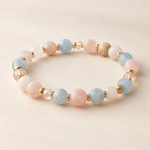 The Soft Colors Bead Bracelet — generated product visualization