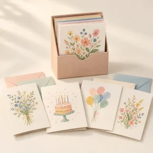 The Little Birthday Wishes Card Set — generated product visualization