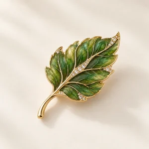The Garden Leaf Brooch — generated product visualization