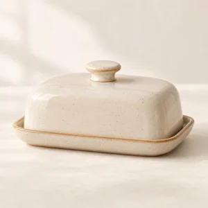 The Slow Breakfast Butter Dish — generated product visualization