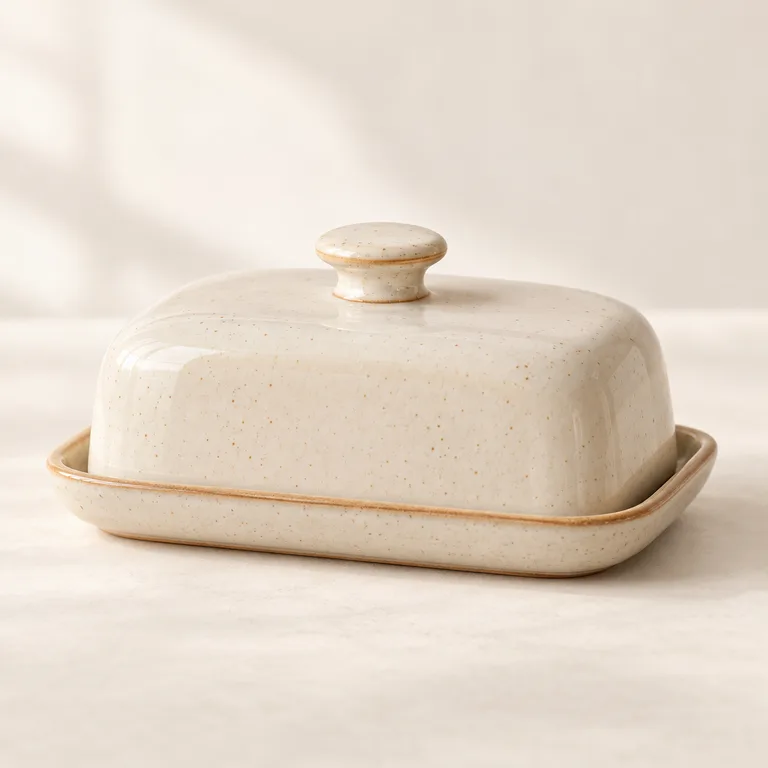 The Slow Breakfast Butter Dish — generated product visualization