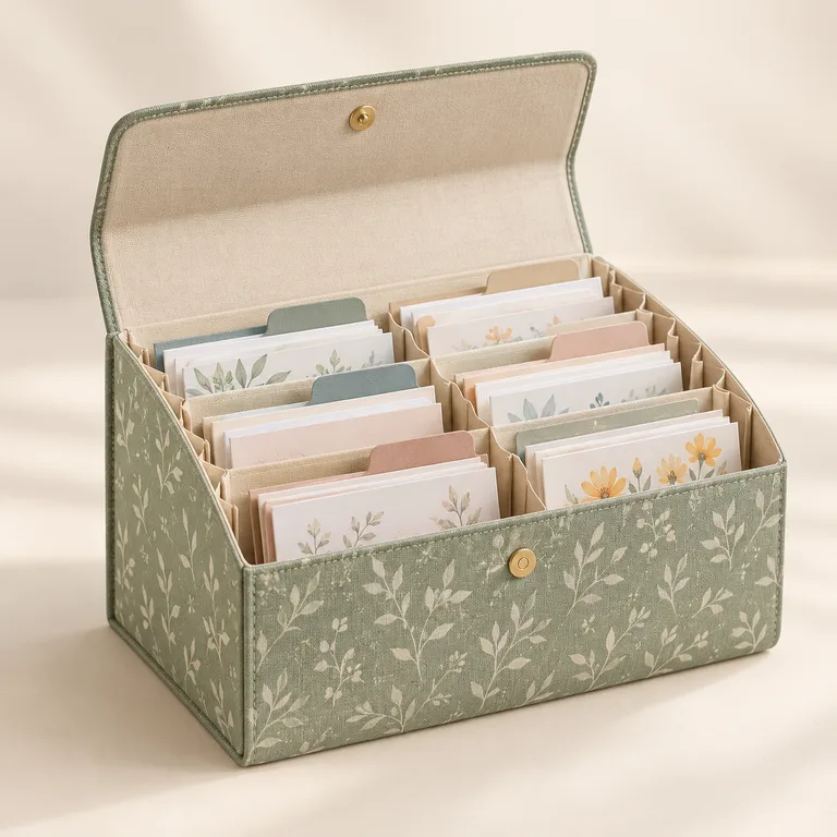 The Remember Their Day Card Organizer — generated product visualization