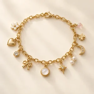 The Small Stories Charm Bracelet — generated product visualization