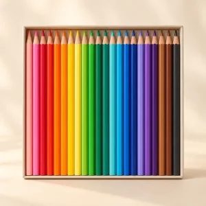 The Rainbow Ideas Pencil Set — generated product visualization