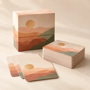 The Tell Me a Little More Cards — generated product visualization