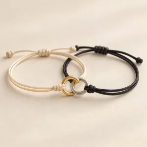 The Together Cord Bracelet Pair — generated product visualization