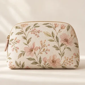 The Little Touches Cosmetic Pouch — generated product visualization
