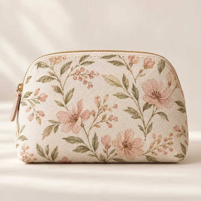 The Little Touches Cosmetic Pouch — generated product visualization