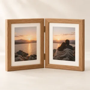 The Side-by-Side Double Frame — generated product visualization