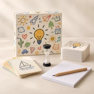 The Guess My Little Sketch Game — generated product visualization