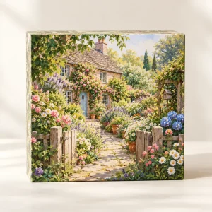 The Little Garden Jigsaw — generated product visualization