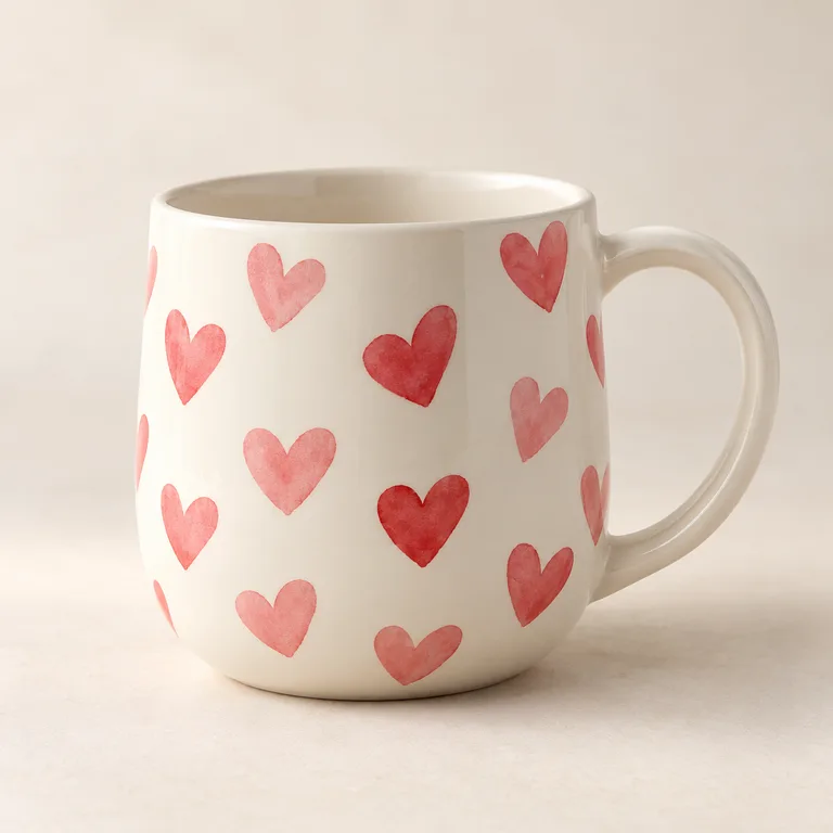 The Just-Because Heart Mug — generated product visualization