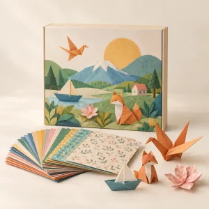 The Fold a Little World Paper Kit — generated product visualization