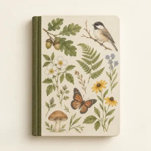 The Notice a Little Nature Notebook — generated product visualization