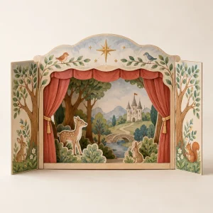 The Tiny Tales Paper Theatre — generated product visualization