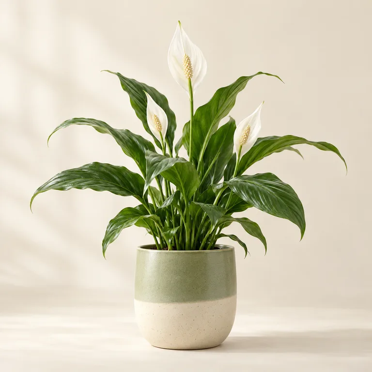 The A Little Peace Lily — generated product visualization