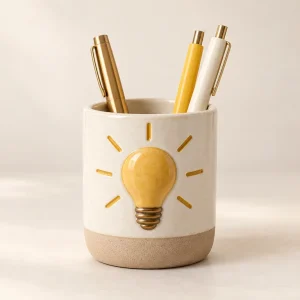 The Bright Ideas Pen Cup — generated product visualization