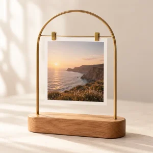 The One Lovely Moment Photo Stand — generated product visualization
