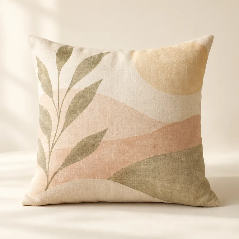The Soft Afternoon Cushion Cover — generated product visualization