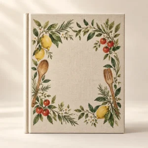 The Family Recipe Keepsake Book — generated product visualization