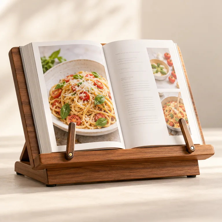 The Favorite Recipe Book Stand — generated product visualization