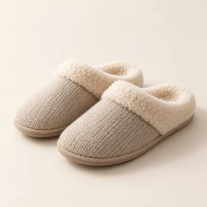The Home Again Slippers — generated product visualization