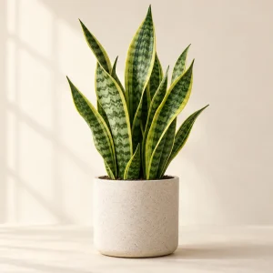 The Quiet Corner Snake Plant — generated product visualization