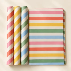 The Happy Little Stripes Wrap Set — generated product visualization