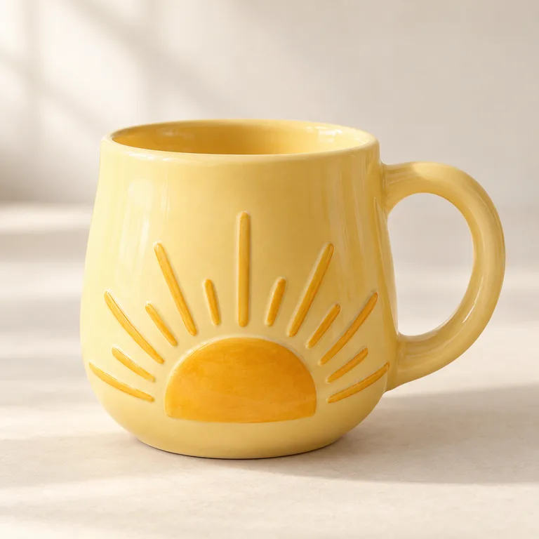 The Little Sunrise Mug — generated product visualization