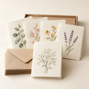 The A Little Thank-You Card Set — generated product visualization
