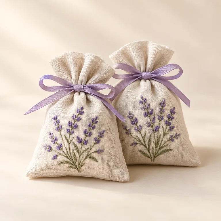 The Little Lavender Sachet Pair — generated product visualization