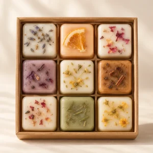 The Cozy Corners Wax Melt Set — generated product visualization